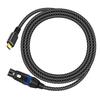 USB C Microphone Cable, USB C to XLR Recording Cable, Low-Noise Studio, Balanced Connection for Condenser Microphones, AV Amplifiers, Speakers, and Ot