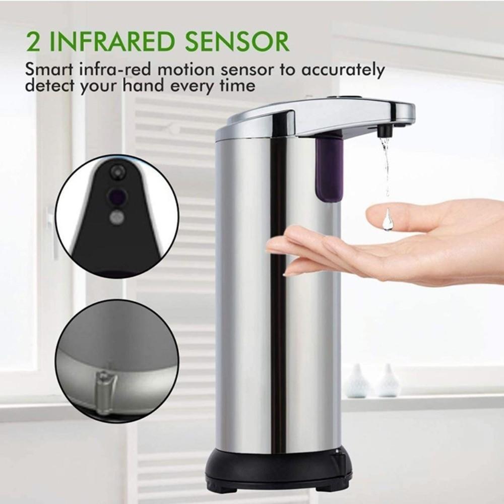 Stainless Steel Touchless Soap Dispenser Electric Smart Sensor Dispenser  Bathroom