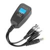 2Pcs HD CVI TVI AHD Passive Power Video Audio Balun Transceiver