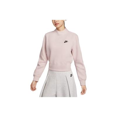 Sweat-shirt pull chaud de couleur unie à col montant pour femme HV2797-667