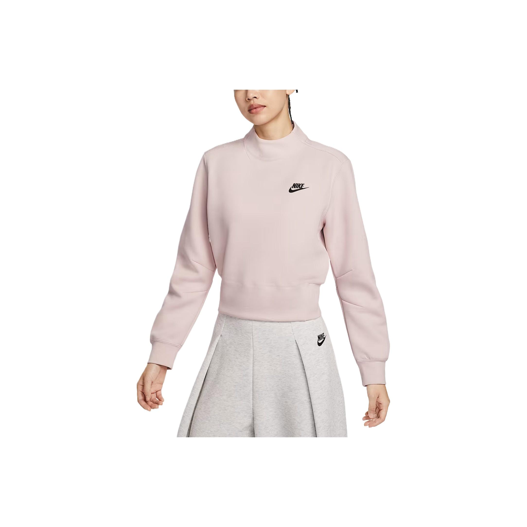 

Nike Однотонный теплый пуловер-свитшот с воротником-стойкой для женщин HV2797-667 XS