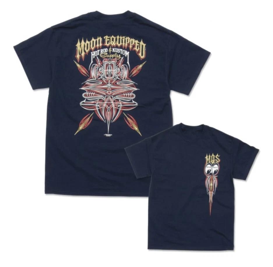 Mooneyes Hot Rod and Kustom Supply Tee Shirt Automotive Enthusiast Tee S-5XL S