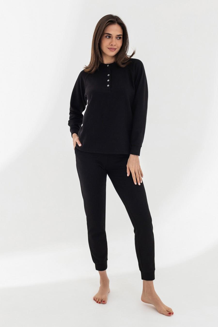 

комплект: джемпер і штани German Volf (81082) 42(S) прозорий колір чорний