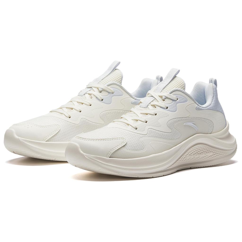 Anta Comfortable Shock Absorbing Durable Low Top Casual Running Shoes Women sneaker White 922535574-3