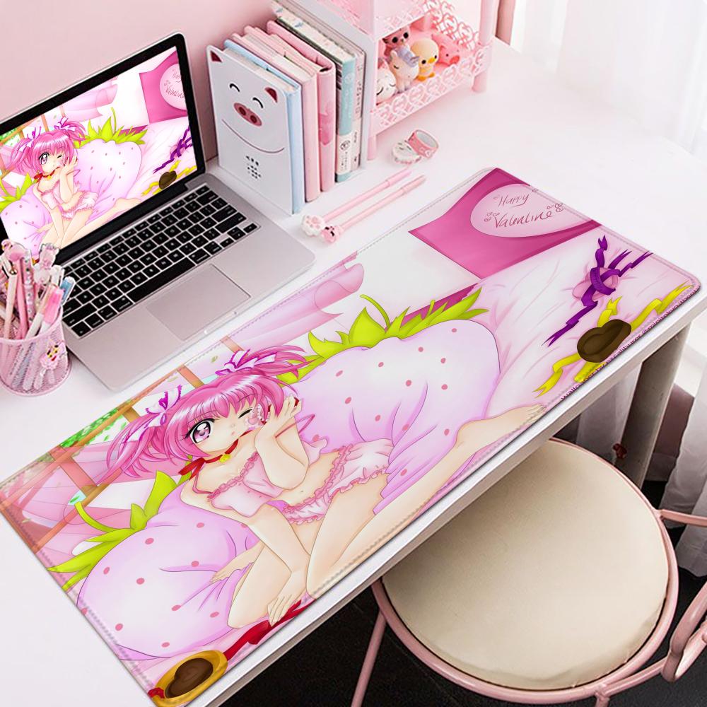 Tokyo Mew Mew Mouse Pad xCM Nonslip Gaming Mousepad Gamer ESports Mouse Mat Game Mechanical Keyboard XXL Desk Mat