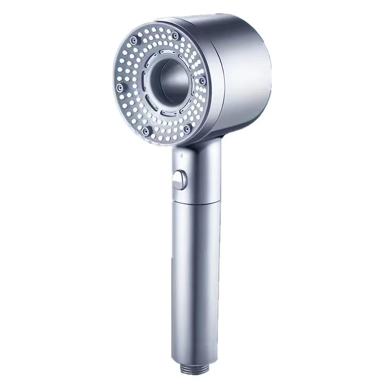 5 Modes Large Flow Shower Head Adjustable One Key Stop Bathroom Highpressure Watersaving Shower Mixer Nozzle Shower Nozzle Set
