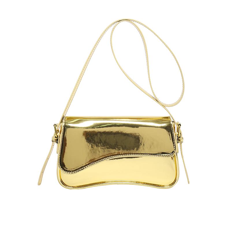 Luxury PU Leather Shoulder Bags Women  New Fashion High Quality French Women's Handbags Solid Designer Crossbody Bags