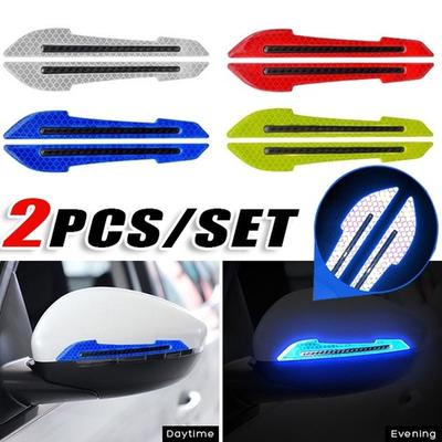 Car Rearview Mirror Reflective Strip Scratch Decorative Stickers