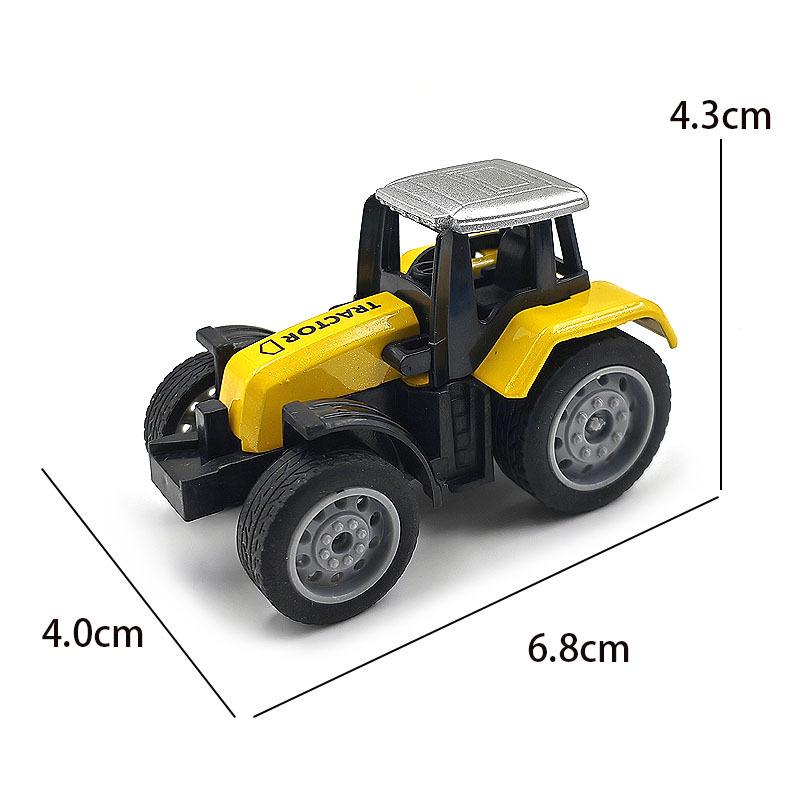 1 Stück Legierung+PVC Traktoren Modelle Spielzeug mini 7CM Landwirtschaftliche Fahrzeuge Dekorationen Sammlung Ornamente Puppen