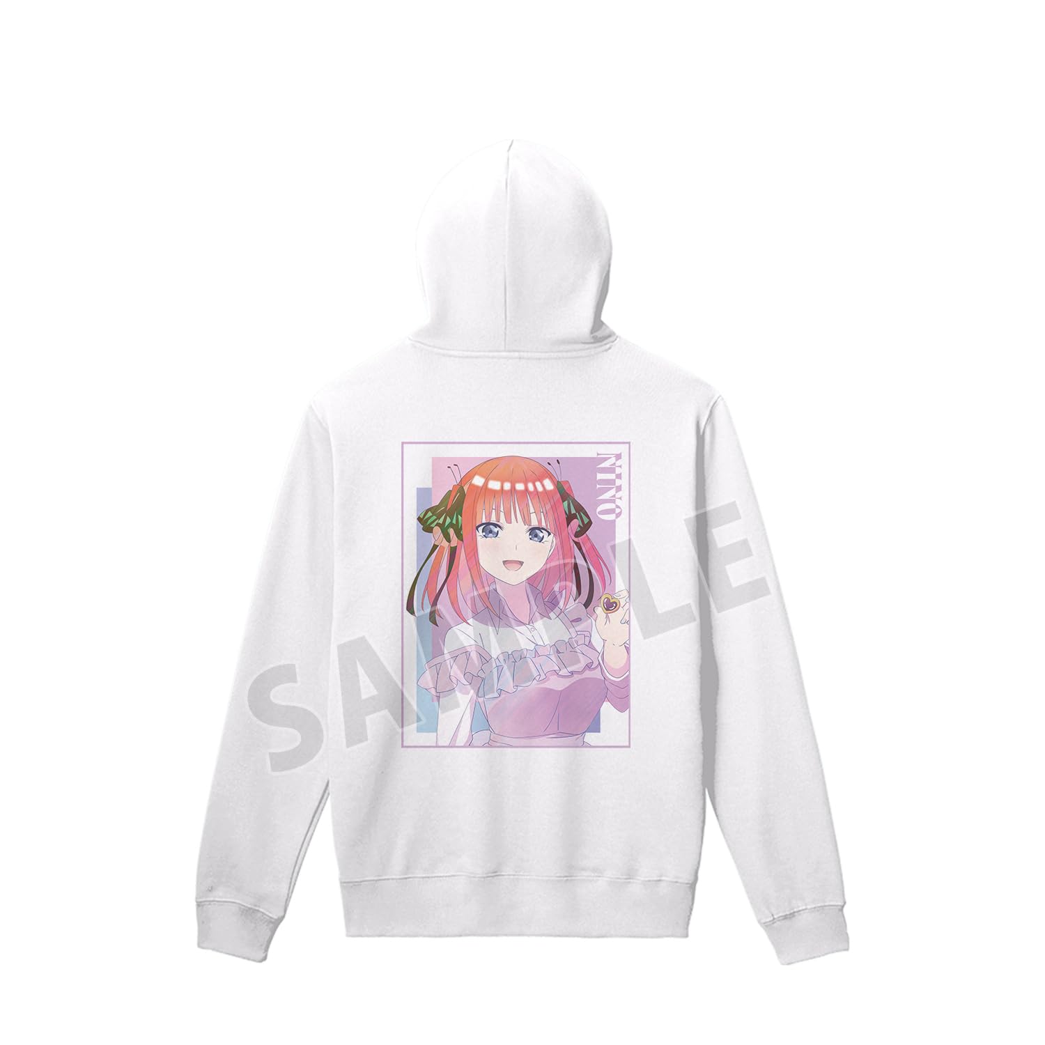 

Квинтэссенциальный фильм оригинальный фартук униформы Нино Накано Ani Art прозрачная этикетка принт на спине молния размер M иллюстрация Пять близнецов . худи, женское