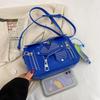 Pu Foreign Trade Personality Funny Jacket Bag 2025 Super Korean Version Fashion Rivet Trend Single Shoulder Crossbody Small Square Bag Women