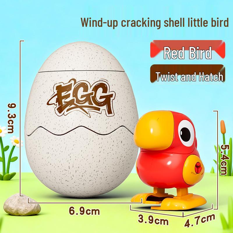 Viral Parrot Wind-Up Toy: Walking, Egg-Bouncing Animal for Kids