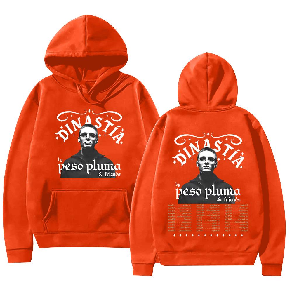 Peso Pluma DINASTIA Tour 2026 Hoodies Men Woman Fashion Casual Hoody Sweatshirt Hip Hop Retro Harajuku Streetwear
