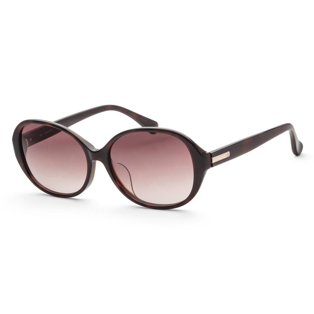 

Calvin Klein Женские коричневые солнцезащитные очки 57 мм CK4301SA 211 Гавана
