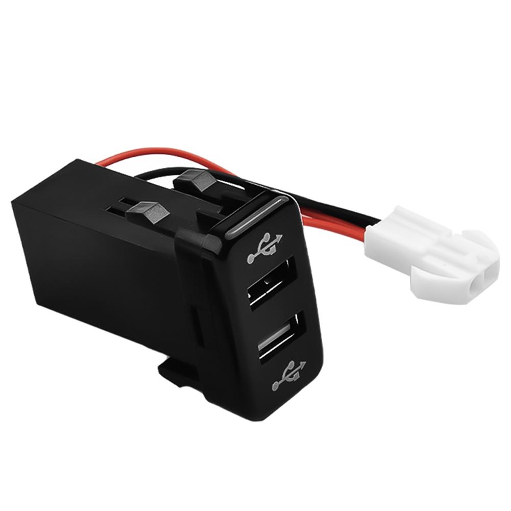 Auto 2 Port RApid- USB Charger For Toyota- For 4Runner/Prado- 120 Series 2003~2009 For Land Cruiser- 100 Series 1998~2007