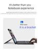 Wireless Bluetooth Keyboard and Magnetic Protective Cover for iPad Pro 11 and Air 6 (2024).
