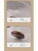 Happy Tao Luxury Glass & Wood Dessert Plate - Ideal for Fruit, Snacks, and Candy