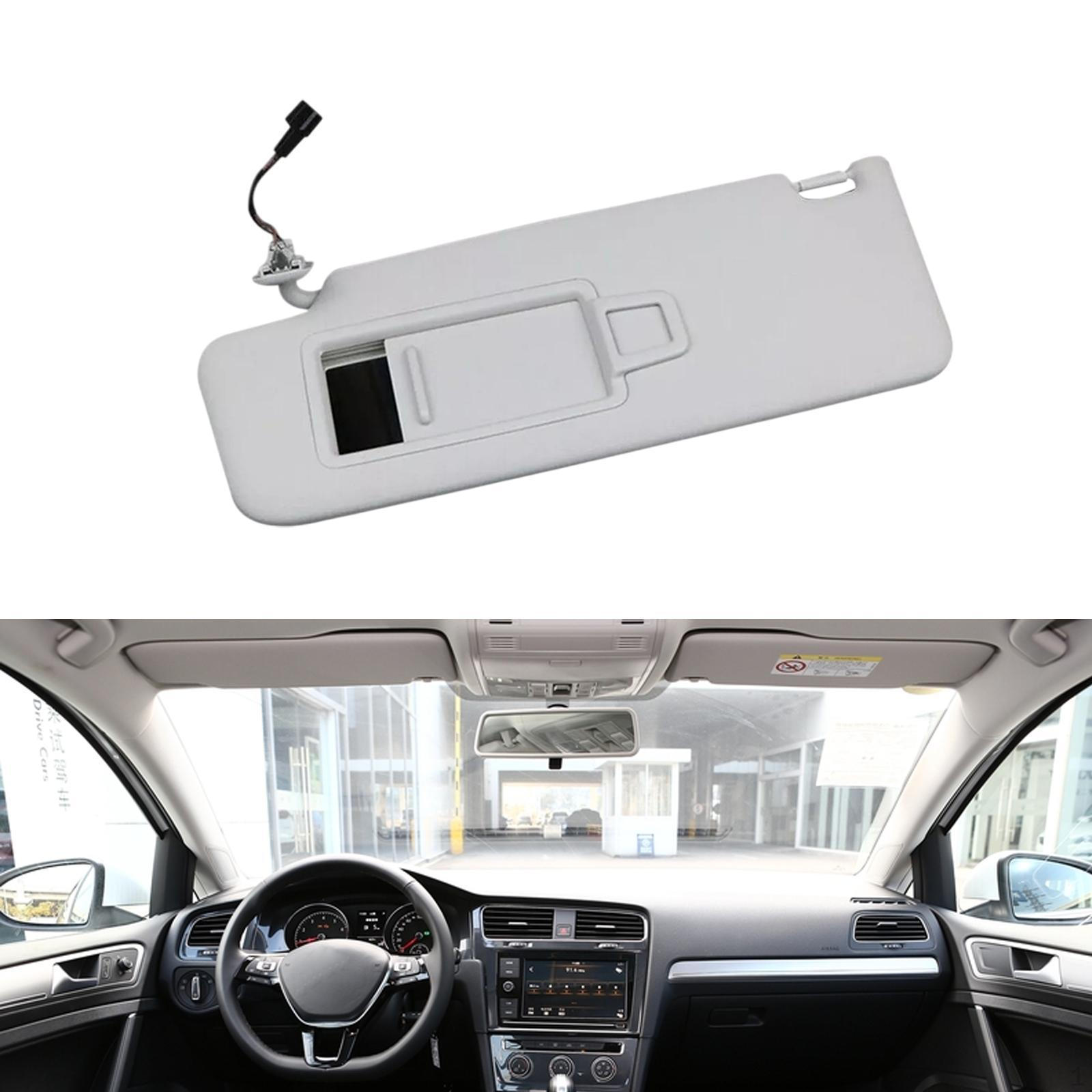 

Солнцезащитный козырек для салона автомобиля с зеркалом для E-golf, аксессуар для прямой замены Left 5GG857551