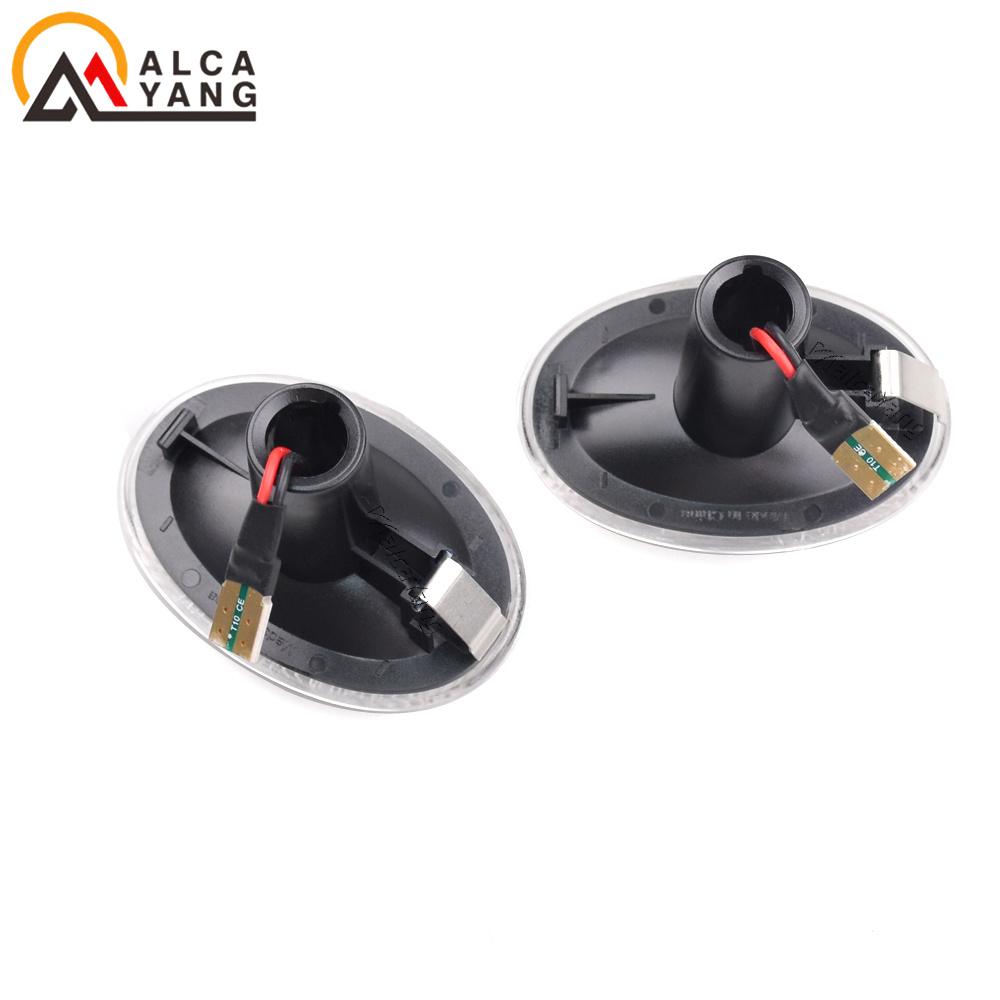 2 Pieces for MINI Cooper R55 R56 R57 R58 R59 CL-R56-LSM-SM Led Dynamic Side Marker Turn Signal Light Sequential Blinker Light