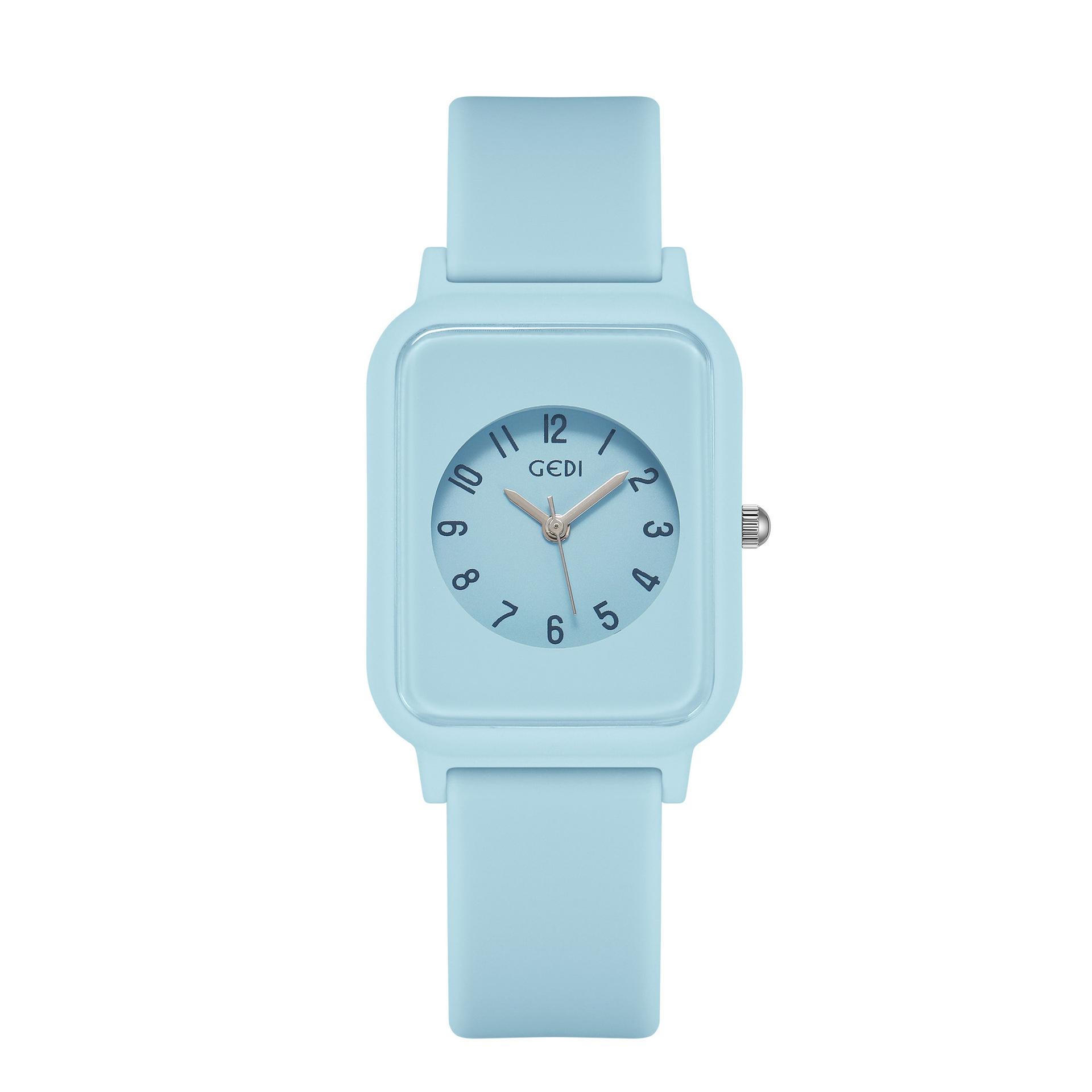 Student Style High Value Small Fresh Jelly Color Silicone Digital Scale Waterproof Watch