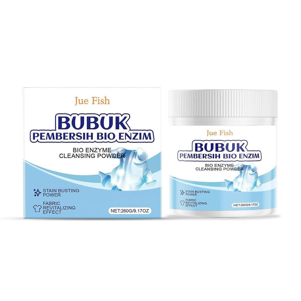 Laundry Bubble Powder Household Quick Stain Removal Brightening Deep Cleansing Clothes Convenient Use 260G