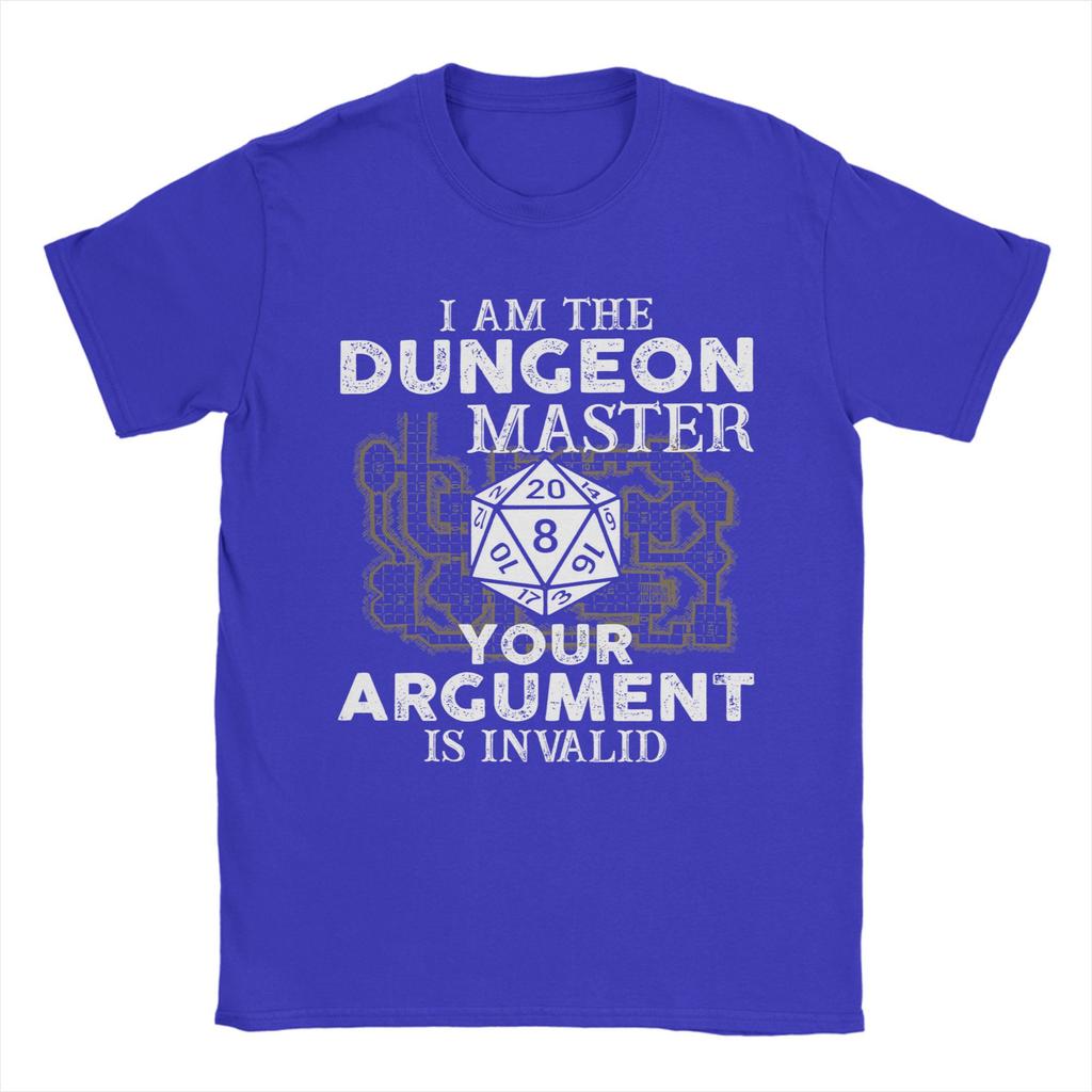 Dungeon and Dragon Dungeon Master TShirts for Unisex Pure Cotton Tee Shirt Crew Neck Short Sleeve Oversized T Shirt Plus Size Tops