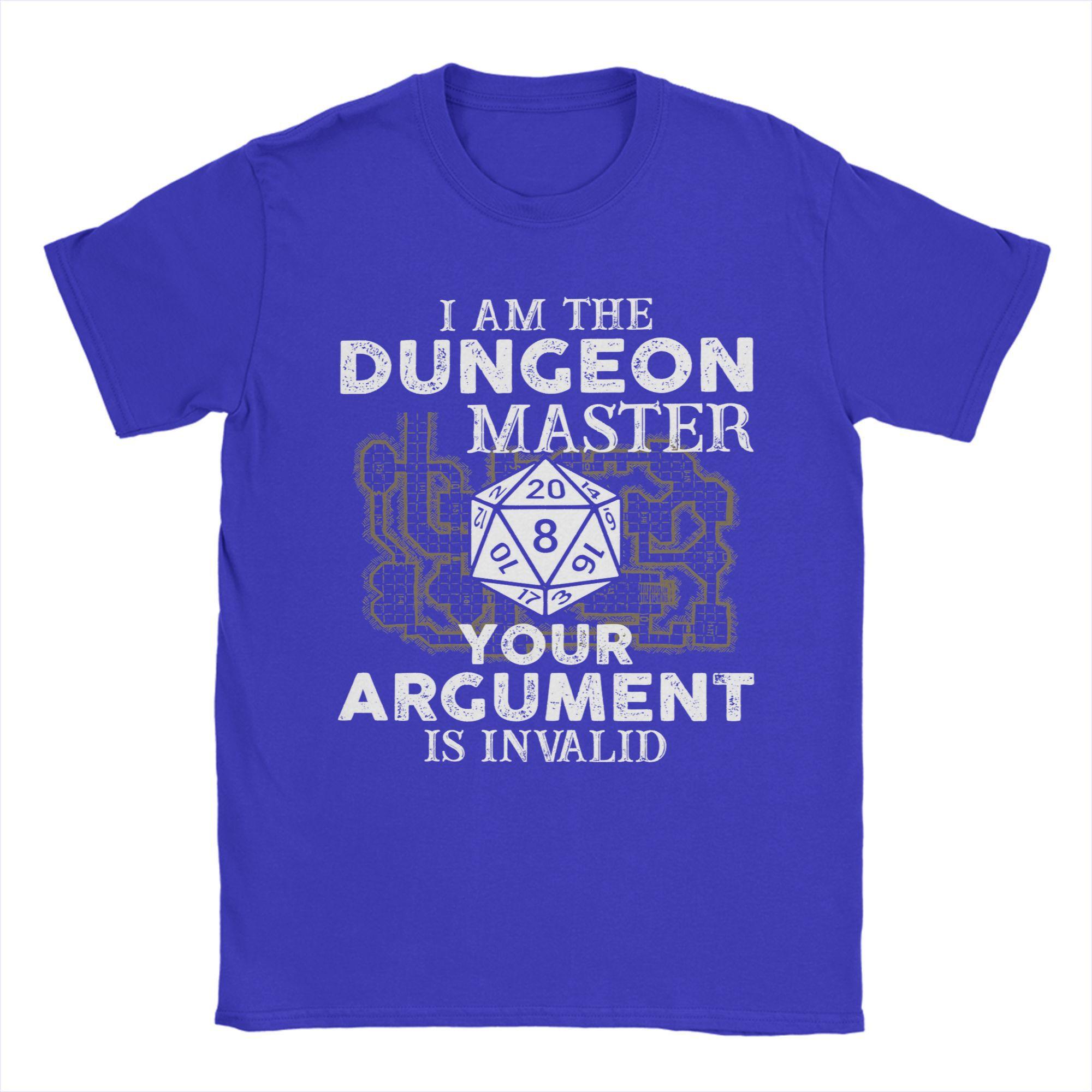 

Dungeon and Dragon Dungeon Master TShirts for Unisex Pure Cotton Tee Shirt Crew Neck Short Sleeve Oversized T Shirt Plus Size Tops S