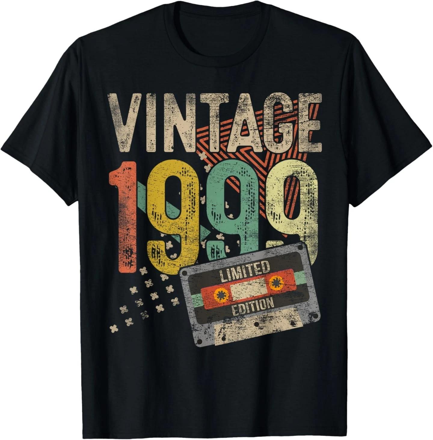 Vintage 1999 Tape 27th Birthday Gift Men Women 27 Year Old T-Shirt 4XL