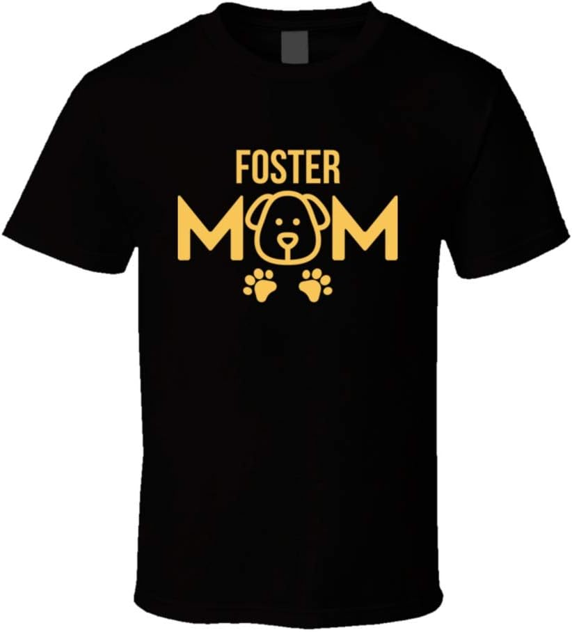Foster Mom Dog Lover Paw Prints T-shirt