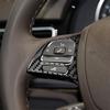 För VW Touareg 2011-2018 Mjuk Kolfiber Rattknapp Dekal Trim Bilinteriör Tillbehör Bilinteriör