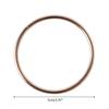 Round Dreamcatch Circle Gold Color Round Wire Wreath Making for Independence Day Flower Making Supply X3UC