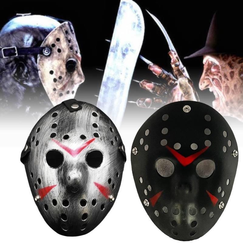 Jason Mask With Blood Effect For Halloween Cosplay Scary Horror Props In Multiple Colors