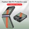 Ultra Thin Matte Leather Fitted Case For Samsung Galaxy Z Flip4 5g Flip 4 Zflip4 Anti -Knock Phone Bag For Samsung Z Flip 4