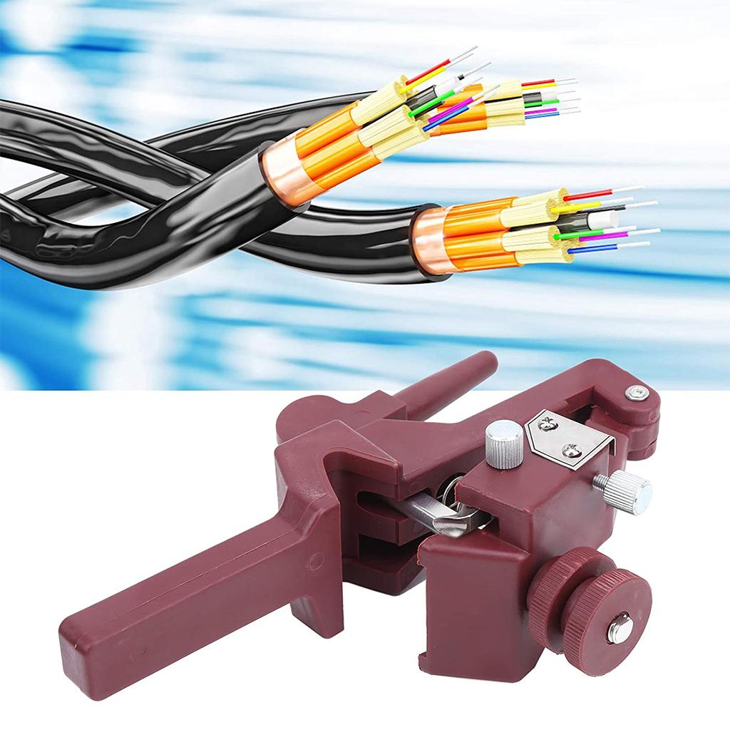 Anti-Corrosion Rotate Cutting Type Wire Stripper Cable Peeling Knife for Electricians and Construction Workers Anti-Slip