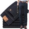 2026 Spring Summer Brand Men's Fit Straight Lightweight Cotton Stretch Denim Business Casual High Waist Thin Light Grey Jeans