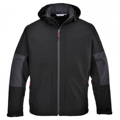 Herren-Softshelljacke mit Kapuze