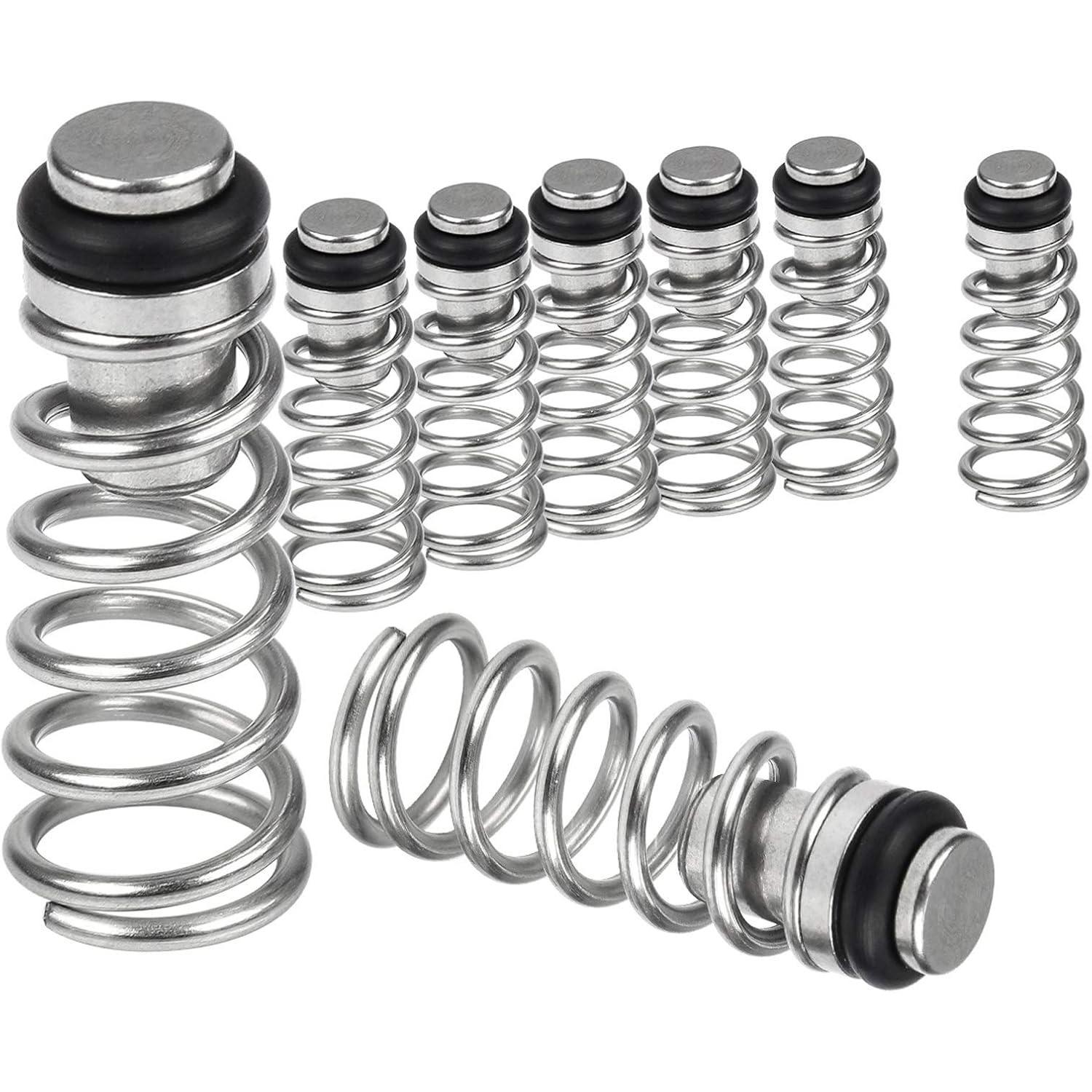 Poppet Valve Universal Poppet Valve Keg Poppet Valve Ball Lock Poppet Valve Pin Lock Poppet for Homebrewing 8-Pack