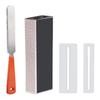 Audiophile Guitar Fret Polishing Kit Sanding Block (4 Pieces) File, Plate,