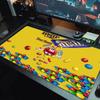 M&M's Custom Name Large Size Mouse Pad Large Gaming Table Cushion Non-slip Laptop Tablet Big Mousepad XXL Mat Mini PC Playmat With Lock edge