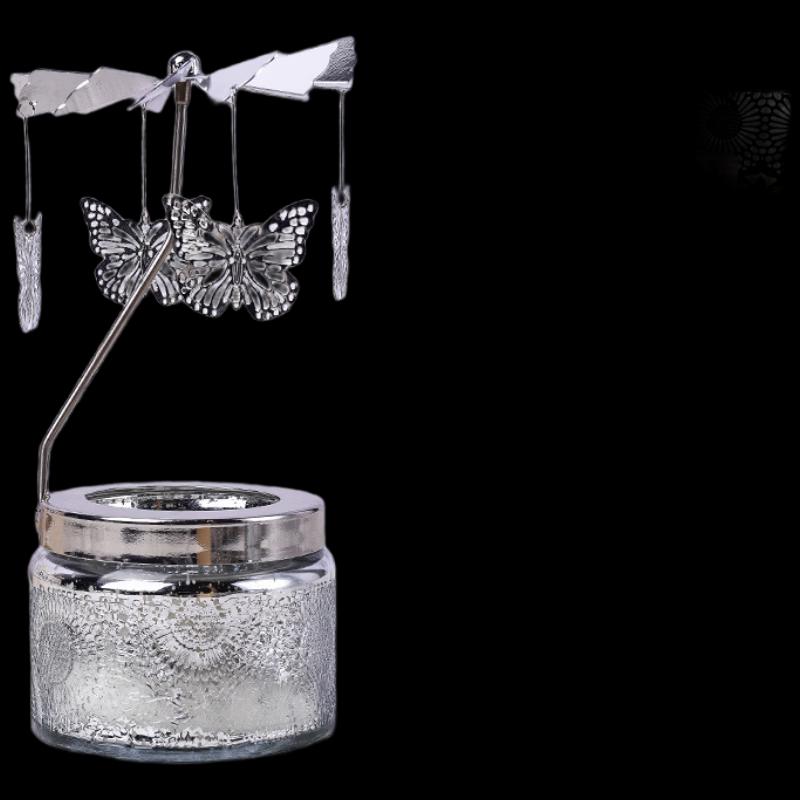 Junshi Carousel Scented Candle with Rotating Holder