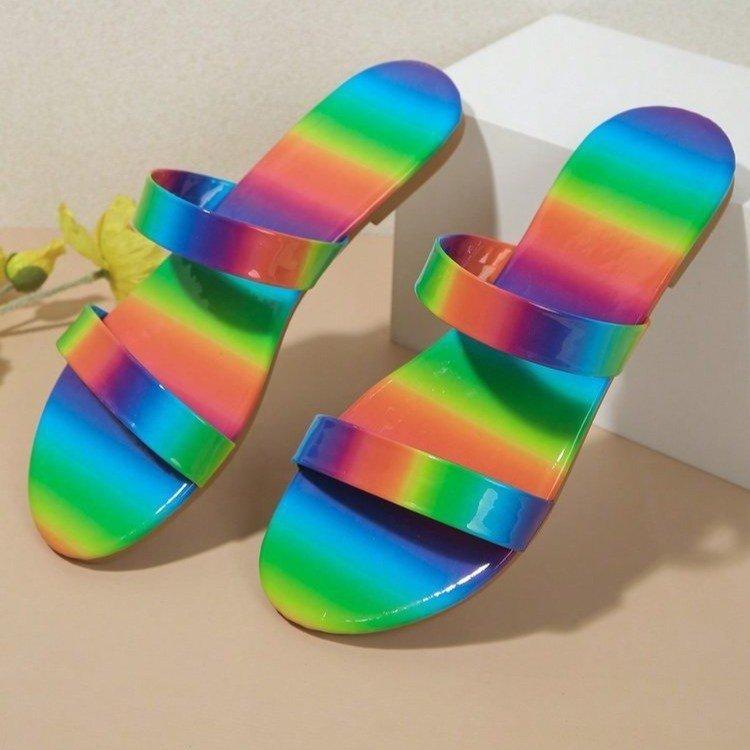 Fashion Flats Women Slippers Summer Fashion Shoes Dress Cozy Sandals Casual Walking Woman Flip Flops 2025 New Trend Brand Female Zapatos