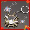 One Piece Luffy Anime Keychain, Cute Metal Cartoon School Bag Ornament, Birthday Gift for