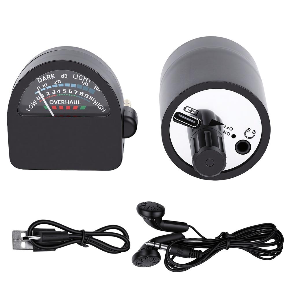 Water Leak Detector High Strength Voice Listen Amplifier Microphone Audio Ear Listening Device Amplifier with Earphone
