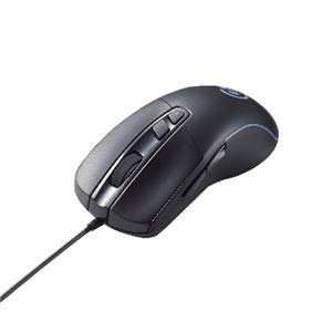 Elecom Gaming Mouse / Optical / 80 Million-Click Durability Switch / 6200dpi / 5 Buttons / Wired / Black M-G01URBK
