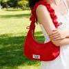 Fashionable Pleated Cloud-shaped Bag, Large Capacity Dumpling Bag, Diagonal Crossbody Bag