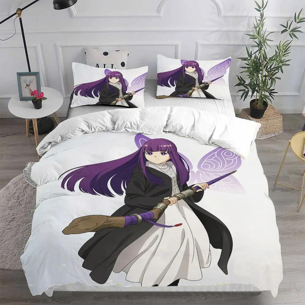 3D Druck Anime Frieren Bettwäsche Set Jungen Mädchen Twin Queen King Size Bettbezug Kissenbezug Bett Jungen und Erwachsene Heimtextilien