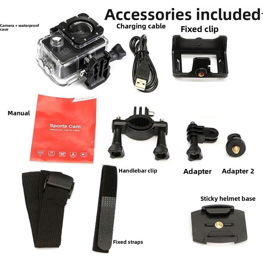 Sport DV Kamera Outdoor Riding Mini Digitale Wasserdichte Kamera HD Sportkamera Recorder