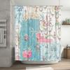 Elegant French Baroque Shower Curtain Vintage Rococo Floral Pattern Bathroom Decor Parisian Chic Home Textile Wall Hanging