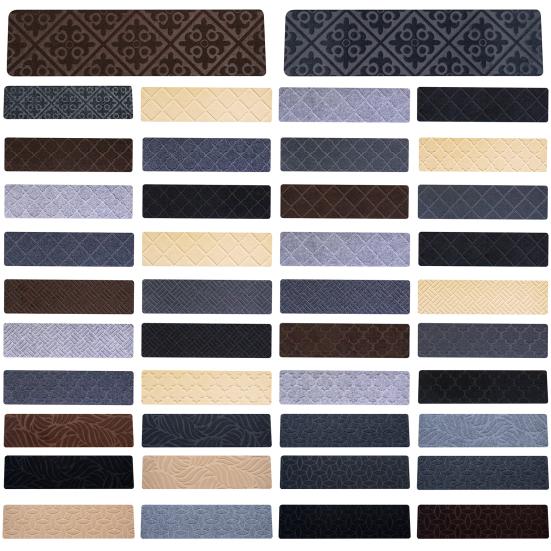 Trappeteppe Beskyttende Sklisikker Silent Flott murmønster Preging Gulvmatte Hjemmeutstyr