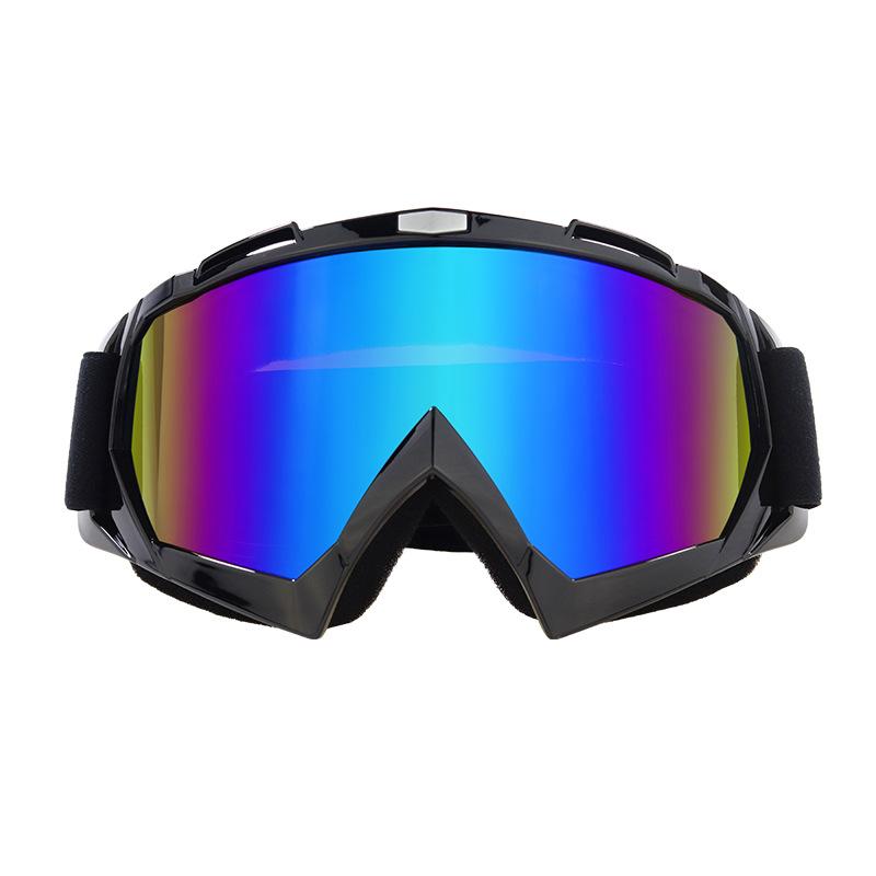 

Direct Supply X400Outdoor off-road cycling glasses, wind and sand protection, motorcycle helmet goggles, ski goggles, wind goggles Black Frame-Color film